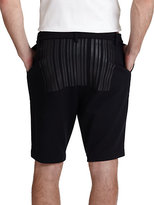 Thumbnail for your product : Alexander Wang Smeared Logo Knit Shorts