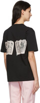 Thumbnail for your product : Alexander McQueen Black Bustier Print T-Shirt