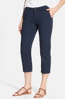 Thumbnail for your product : Jag Jeans 'Cora' Slim Crop Stretch Twill Pants (Regular & Petite)