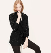 Thumbnail for your product : LOFT Open Stitch Sweater Jacket