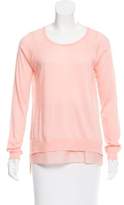 Thumbnail for your product : Christopher Fischer Silk-Accented Cashmere Top
