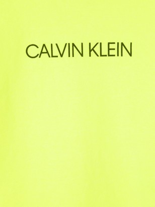 Calvin Klein Kids Logo-Print Neon Sweatshirt