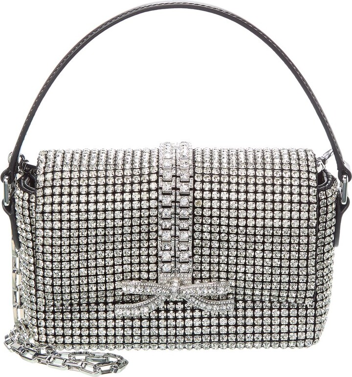 Self-Portrait Mini Leather Tote Bag - ShopStyle