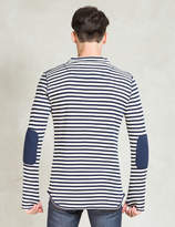 Thumbnail for your product : Discovered Navy L/S Border Waffle T-Shirt