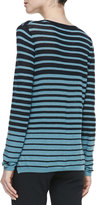 Thumbnail for your product : Vince Striped Long-Sleeve Knit Sweater