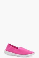 Thumbnail for your product : boohoo NEW Womens Melissa Elastic Stretch Slip on Pump in