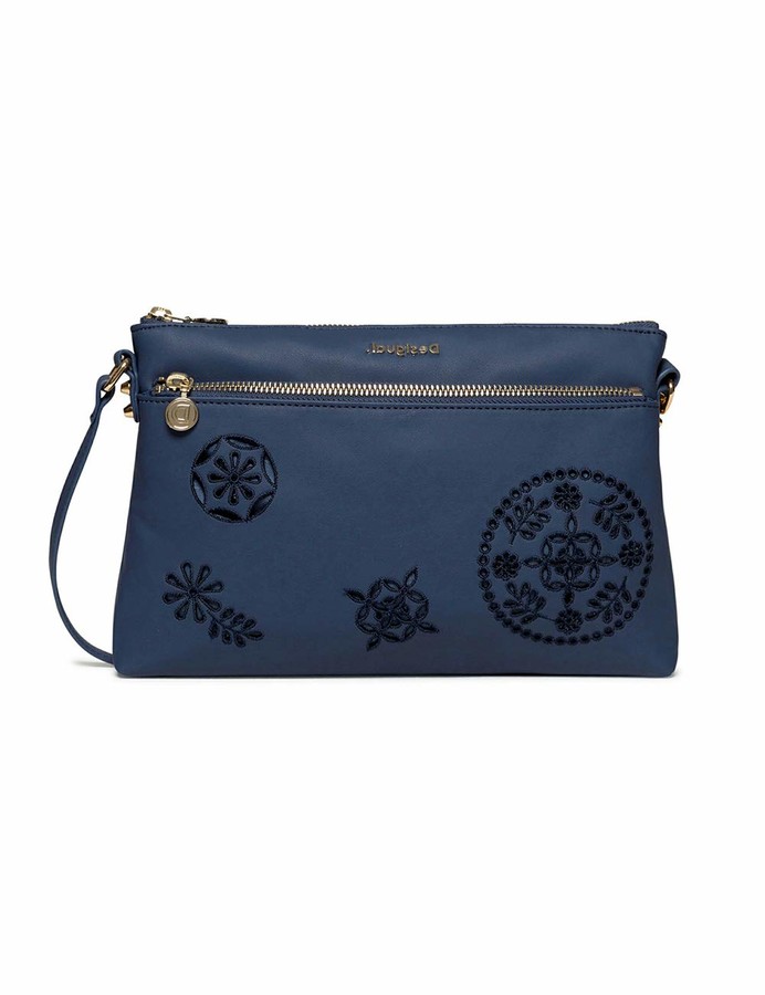 desigual pu shoulder bolsa