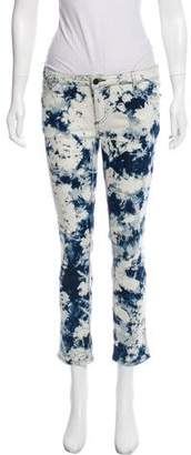 Zadig & Voltaire Tie-Dye Mid-Rise Jeans