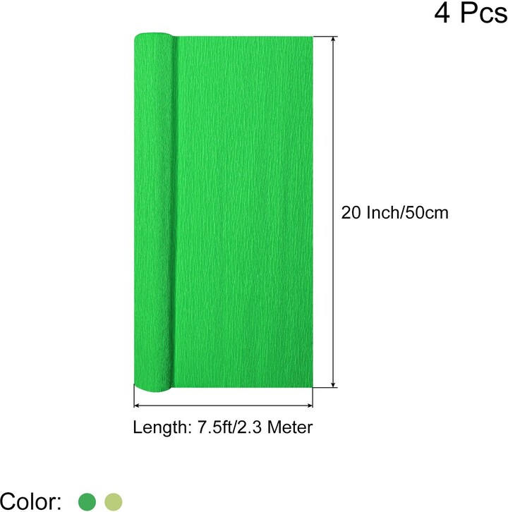 Unique Bargains Crepe Paper Streamers 4 Rolls 7.5ft in 2 Colors ShopStyle