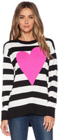 Thumbnail for your product : Kate Spade Intarsia Heart Stripe Sweater