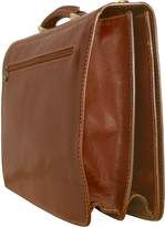 Thumbnail for your product : Chiarugi Handmade Brown Genuine Italian Leather Multi-pocket Briefcase