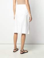 Thumbnail for your product : Jil Sander Navy split front skirt