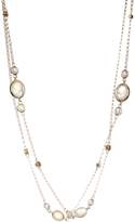 Thumbnail for your product : Judith Jack 10K Gold Plated Extra Long CZ & Marcasite Station Necklace