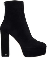 Thumbnail for your product : Sergio Rossi High Heels Ankle Boots In Black Suede