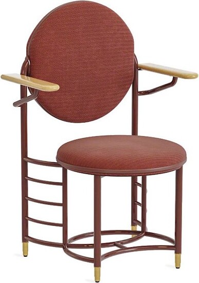 Steelcase Frank Lloyd Wright Racine Signature Guest Armchair in Red