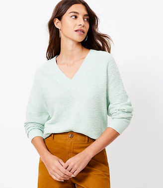 Women's loft stitchy shirttail sweater Clearance