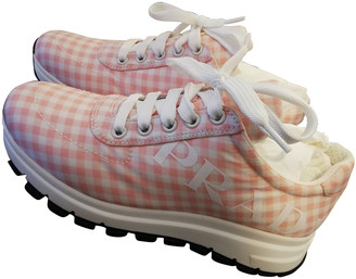pink prada trainers