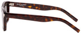 Thumbnail for your product : Saint Laurent Tortoiseshell Rectangular Sunglasses