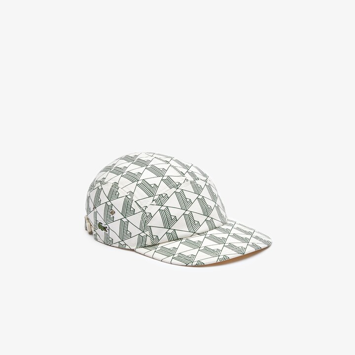 Lacoste Unisex Girolle L!VE Monogram Cotton Cap - ShopStyle Hats