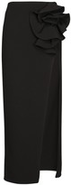 Thumbnail for your product : Magda Butrym High Waist Stretch Wool Crepe Skirt