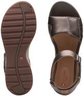 Thumbnail for your product : Clarks Un Adorn Calm Flat Sandals - Pebble Metallic