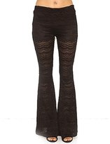 Thumbnail for your product : West Coast Wardrobe Weekend Willing Crochet Pants in Black