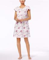 Thumbnail for your product : Charter Club Lace Printed Cotton Nightgown, Created for Macy's