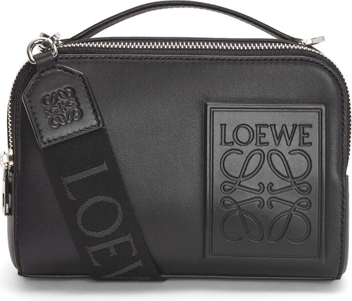 Loewe Luxury Small Cubi Crossbody bag in supple smooth calfskin and  jacquard - ShopStyle