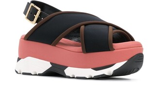 Marni Wedge buckled sandals
