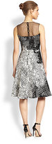 Thumbnail for your product : Teri Jon Lace-Appliqué Dress