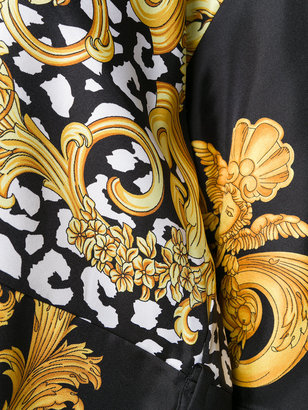 Versace Signature print shirt dress