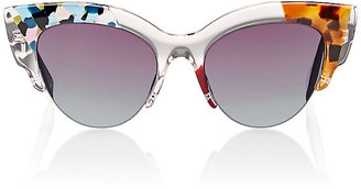 Fendi Women's Semi-Rimless Cat-Eye Sunglasses
