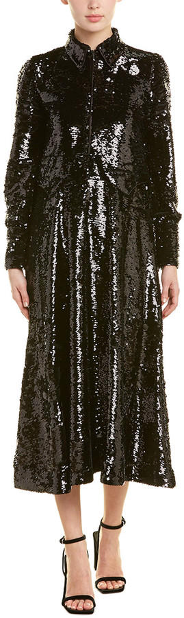 ganni sonora sequin dress