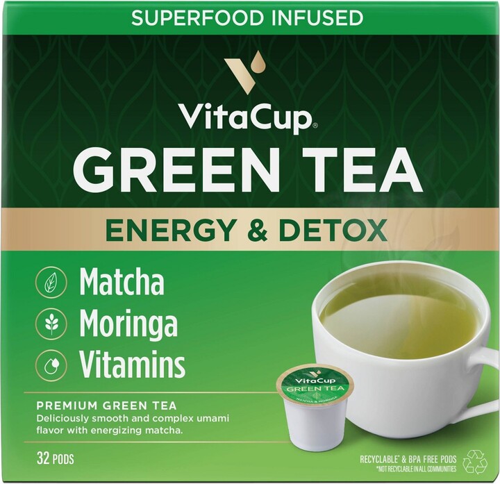 VitaCup Green Tea Pods 32ct ShopStyle
