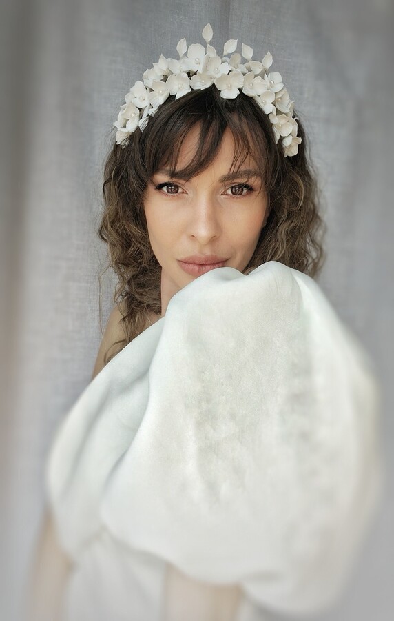 boho chic wedding headpiece