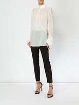 Thumbnail for your product : Vera Wang sheer lace insert blouse