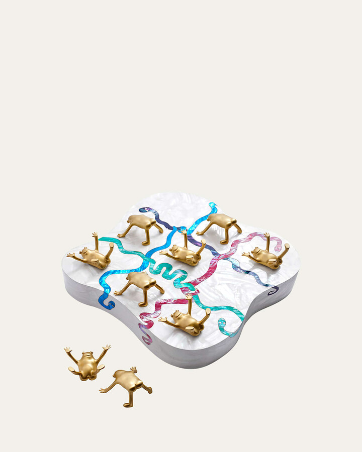 L'OBJET Haas Tic-Tac-Toe Set