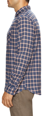 Jachs Checkered Shield Pocket Sportshirt