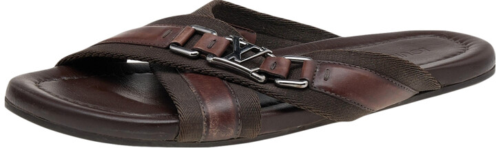 Louis Vuitton Mens Sports Sandals 2023-24FW, Brown, 10 (Confirmation Required)