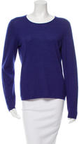 Thumbnail for your product : Oscar de la Renta Long Sleeve Cashmere Top