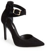 Thumbnail for your product : GUESS 'Ambelu' Ankle Strap Pointy Toe Pump (Women)