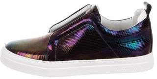 Pierre Hardy Iridescent Slip-On Sneakers w/ Tags