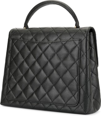 Chanel Pre Owned 2002 Diamond Quilted Tote