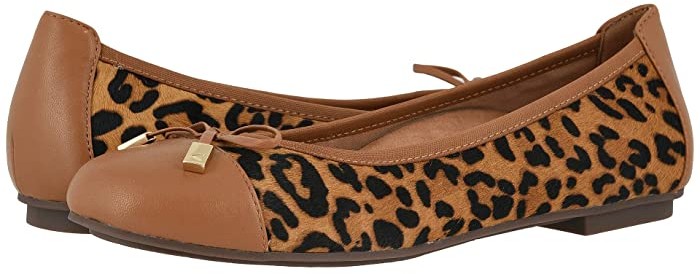 leopard flats with bow