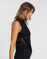 Thumbnail for your product : Atmos & Here ICONIC EXCLUSIVE - Loretta Lace High Neck Top