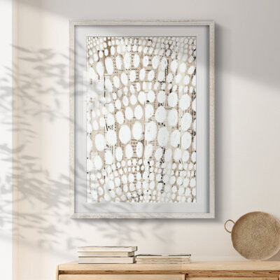 Bungalow Rose Vintage Pattern IV -Framed Print