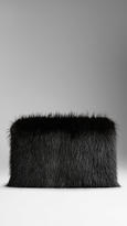 Thumbnail for your product : Burberry Chain-Detail Mink Box Clutch