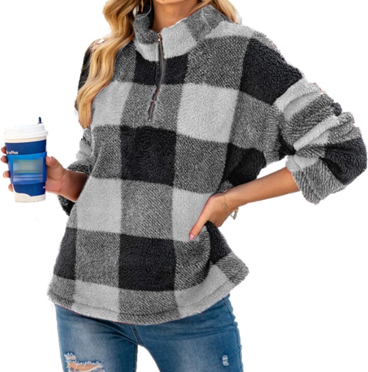 sherpa pullovers for women