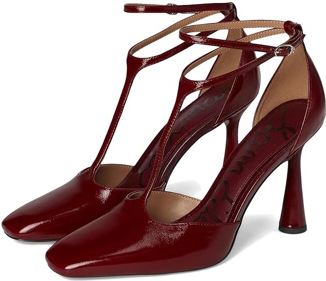 Sam Edelman Everett Women's Shoes Cabernet Red : 8 M, Leather