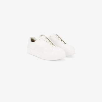 Eytys Ladies White Doja Leather Sneakers, Size: 36